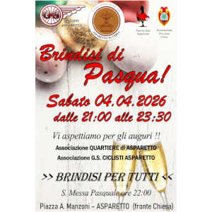 Brindisi di Pasqua 2026
